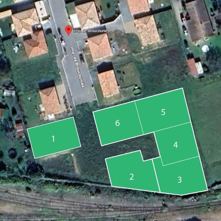 Map Répartition Lotissement Gaillagues APRIM