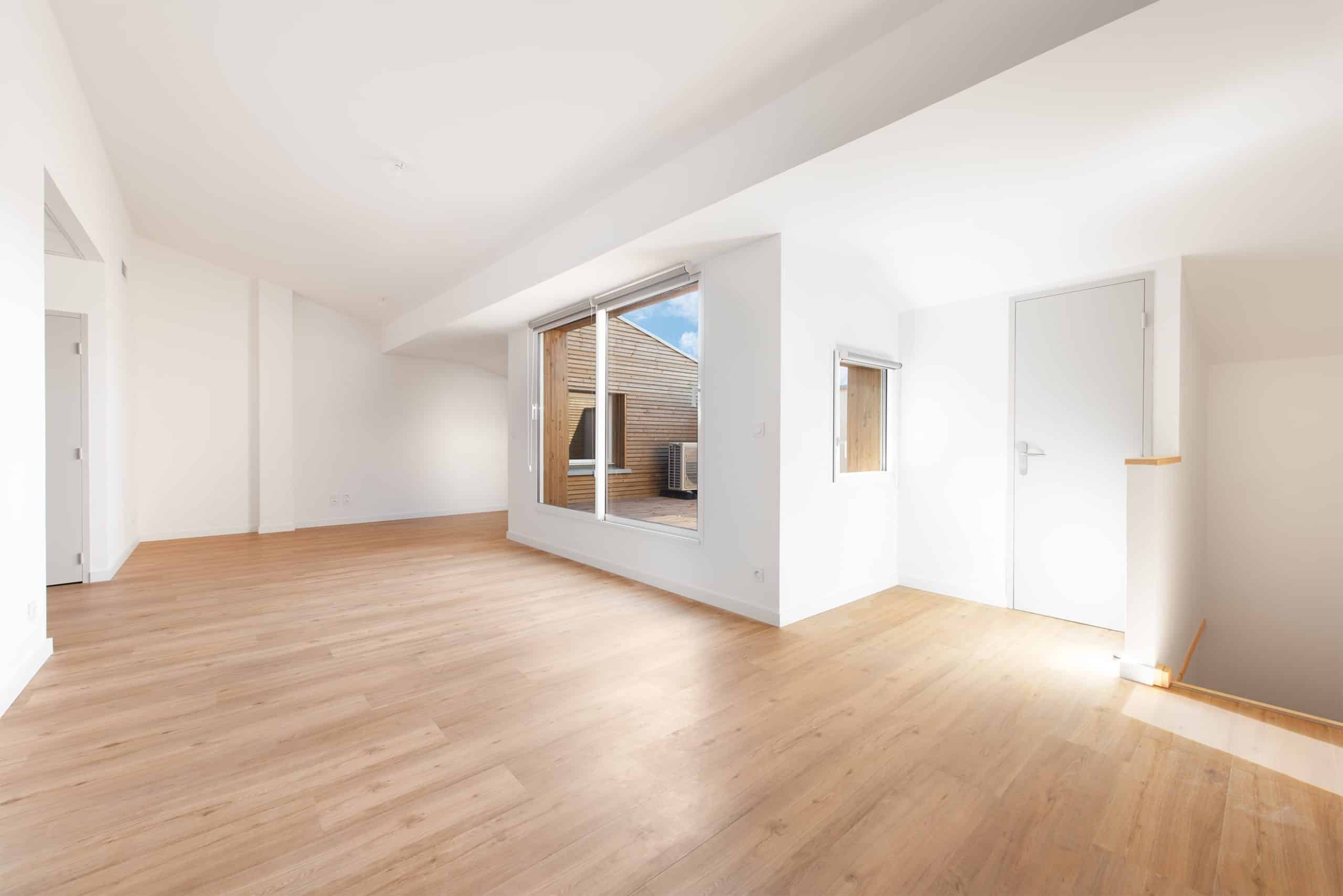 Séjour avec la vue terrasse